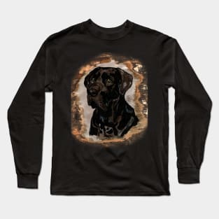 Black Lab Long Sleeve T-Shirt